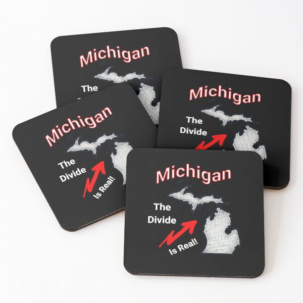 Item preview, State of Michigan -  The Divide is Real designed and sold by 5PointsDigital.