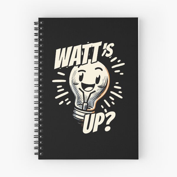 Item preview, Watts up Light bulb Physics humor designed and sold by DoodleDashShop.