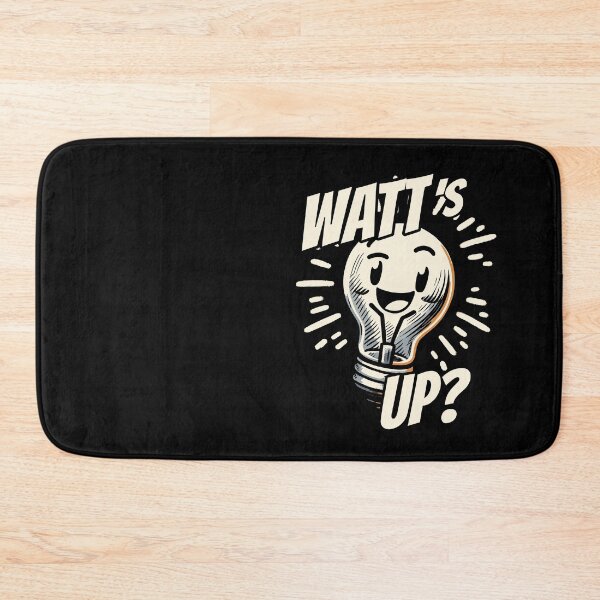 Item preview, Watts up Light bulb Physics humor designed and sold by DoodleDashShop.
