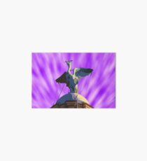 Liver Bird Purple Sky Art Board