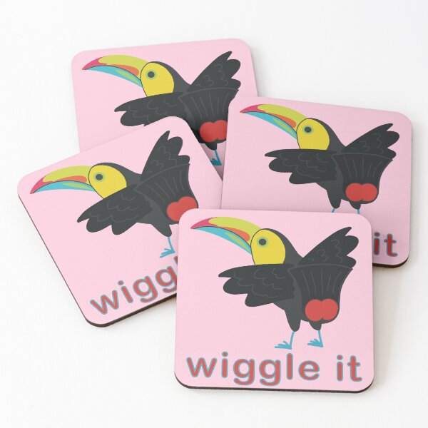 Item preview, Toucan Wiggling Bum designed and sold by Catphonesoup.