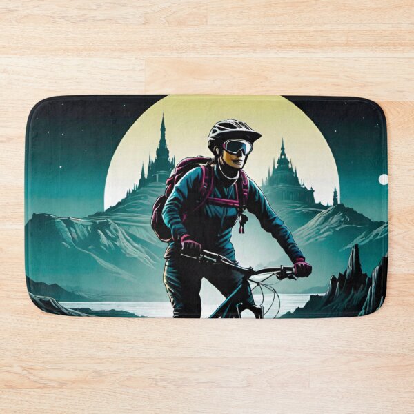 Item preview, Moonlit Majesty: MTB Woman Rider by the Castle designed and sold by GrizzlyCollective.