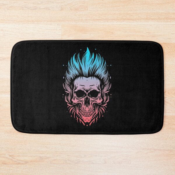 Item preview, Punk Skull with Mohawk designed and sold by ArtCraftLab.