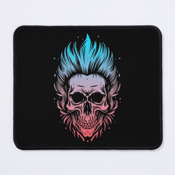 Item preview, Punk Skull with Mohawk designed and sold by ArtCraftLab.