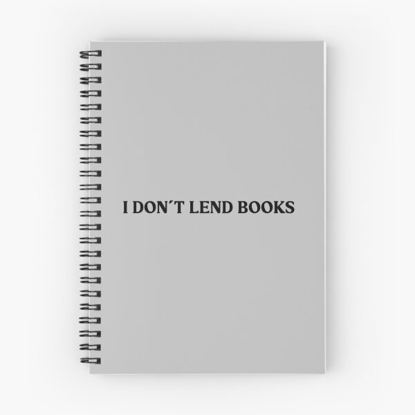 Aperçu de l'œuvre I Don´t Lend Books, black créée et vendue par perezzzoso.