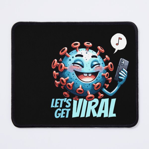 Item preview, Let's get viral Virus Biology Humor designed and sold by DoodleDashShop.