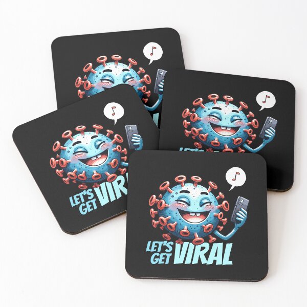 Item preview, Let's get viral Virus Biology Humor designed and sold by DoodleDashShop.