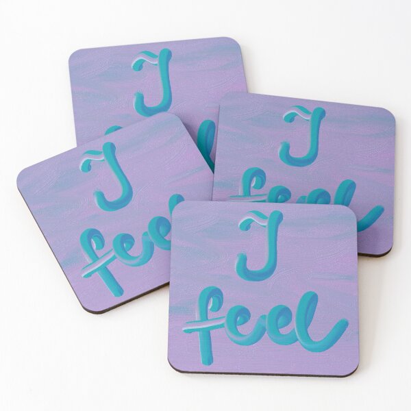 Item preview, I FEEL word art print designed and sold by nataliavandalia.