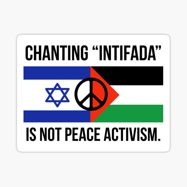 Item preview, Chanting “Intifada” is not peace activism  designed and sold by Rachel the Artist .