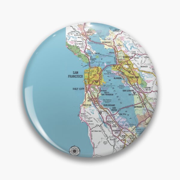 Item preview, Bay Area Vintage Map designed and sold by StudioEmilia.