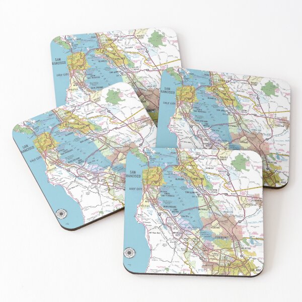 Item preview, Bay Area Vintage Map designed and sold by StudioEmilia.