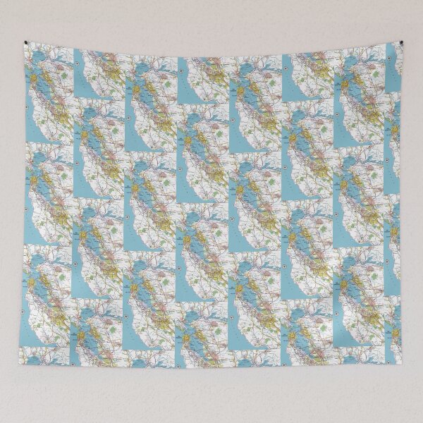 Item preview, Bay Area Vintage Map designed and sold by StudioEmilia.