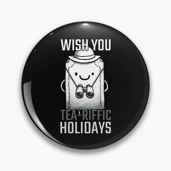 Artikelvorschau, Wish you Tea-riffic Holidays Tea Bag Travel Design entworfen und verkauft von DoodleDashShop.