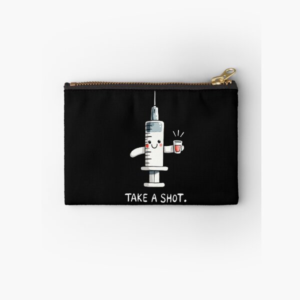 Item preview, Take a shot Medical Nurse Humor designed and sold by DoodleDashShop.