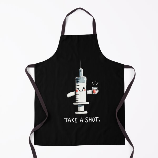 Item preview, Take a shot Medical Nurse Humor designed and sold by DoodleDashShop.