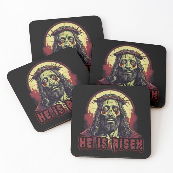 Item preview, Zombie Jesus, He Is Risen, Horror, Comedy designed and sold by Burn-Ego.