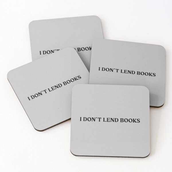 Item preview, I Don´t Lend Books, black designed and sold by perezzzoso.