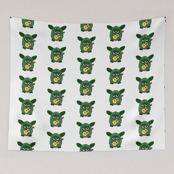 Item preview, Forest Green Guitarist Furby designed and sold by Animals-by-JB.