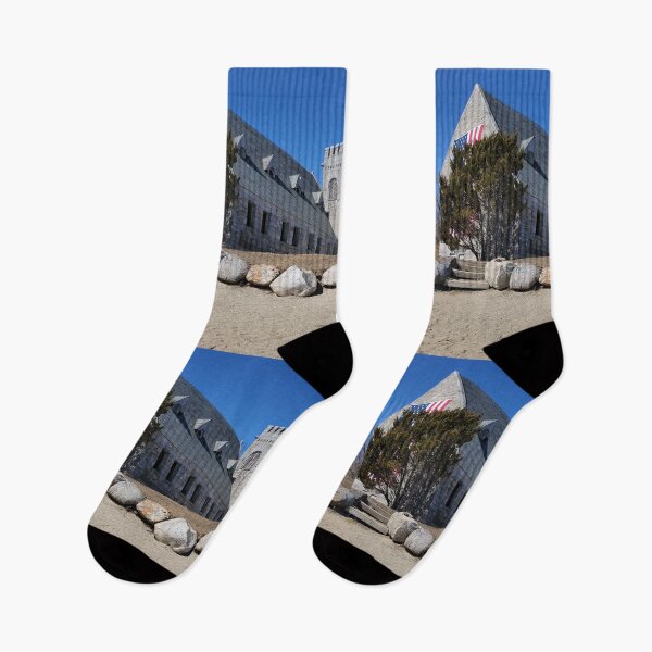 Item preview, The Old Stone Church with the american flag designed and sold by Beautyoftheout.