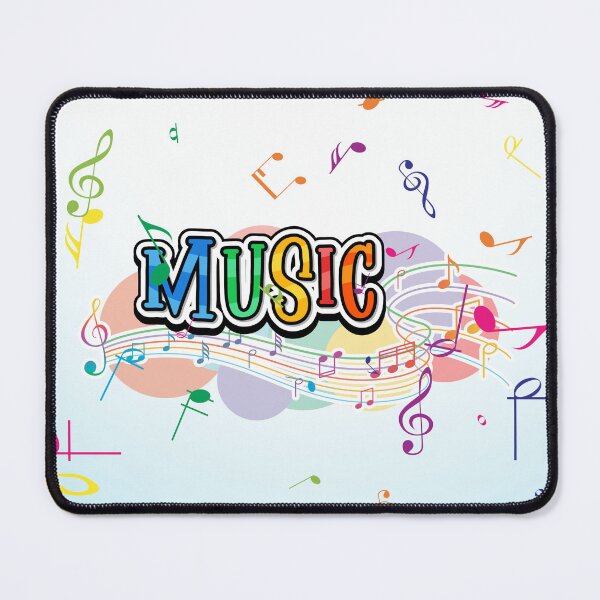 Item preview, MUSIC Notation In Color Print designed and sold by BrightrDayMusicArt.