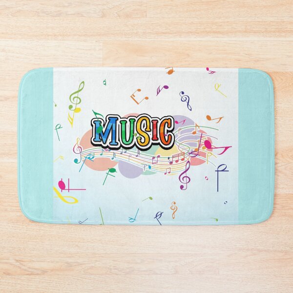 Item preview, MUSIC Notation In Color Print designed and sold by BrightrDayMusicArt.