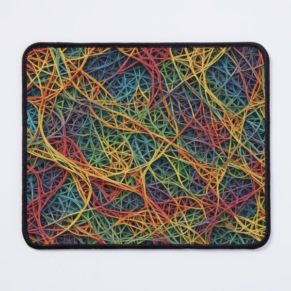 Item preview, Abstract Colorful String Art Pattern designed and sold by calibrit.