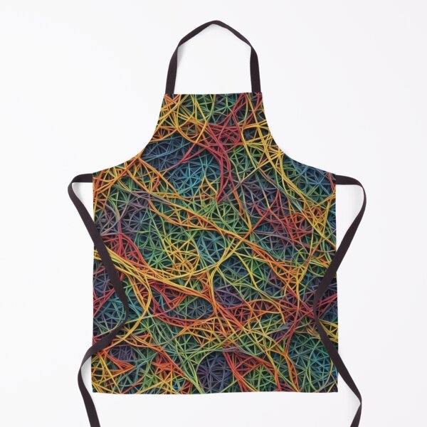 Artikelvorschau, Abstraktes buntes String-Art-Muster entworfen und verkauft von calibrit.