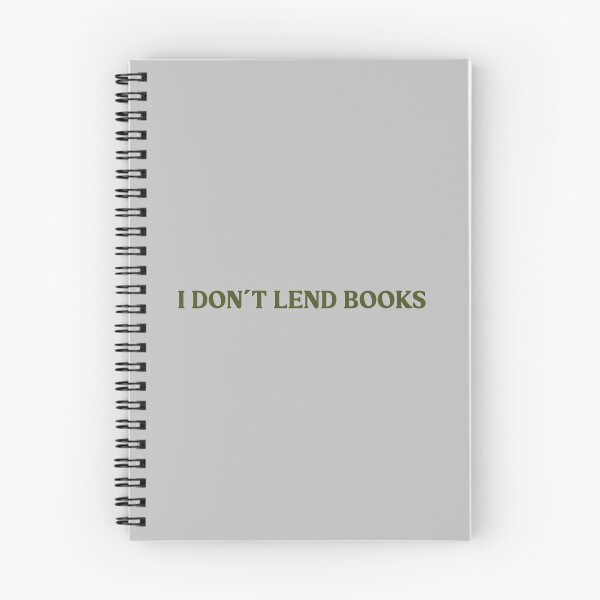 Aperçu de l'œuvre I Don´t Lend Books, green créée et vendue par perezzzoso.