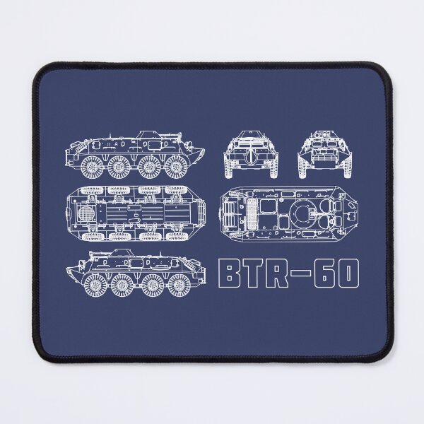 Item preview, BTR-60 Russian Amphibious APC Blueprints Schematic Diagrams designed and sold by MilitaryMart.