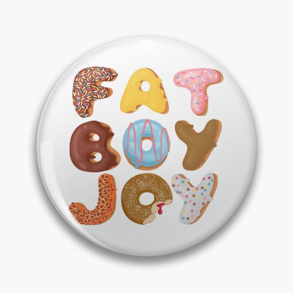 Item preview, Fat Boy Joy Equals Donuts designed and sold by NerdyNonsenses.