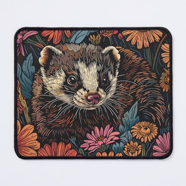 Item preview, Rainbow Daisy Ferret designed and sold by wyntera.