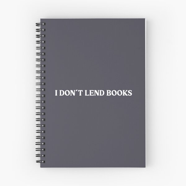 Aperçu de l'œuvre I Don´t Lend Books, white créée et vendue par perezzzoso.