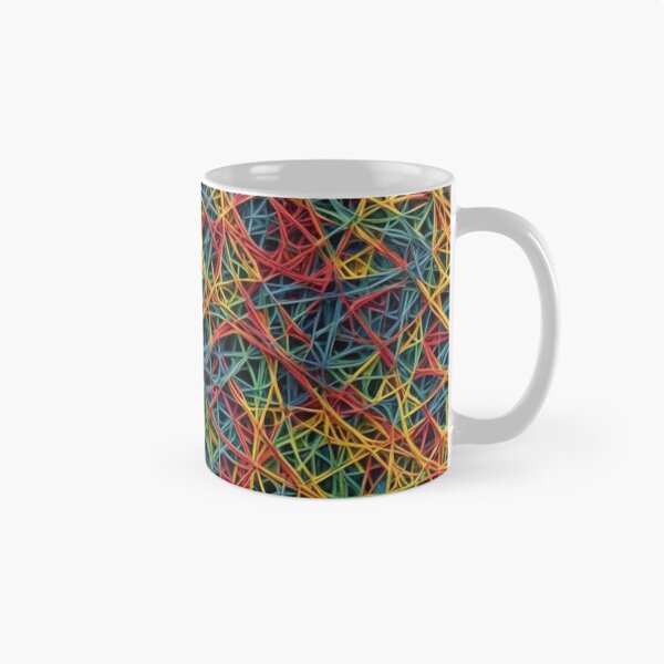 Item preview, Patrón de arte de cuerda colorido abstracto designed and sold by calibrit.