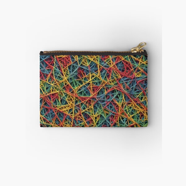 Aperçu de l'œuvre Modèle abstrait d'art à cordes colorées créée et vendue par calibrit.