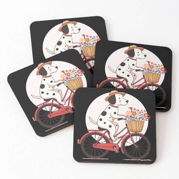 Item preview, A Dalmatian on a Bicycle: Countryside Ride designed and sold by JawArts.