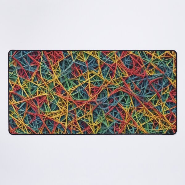 Item preview, Abstract Colorful String Art Pattern designed and sold by calibrit.