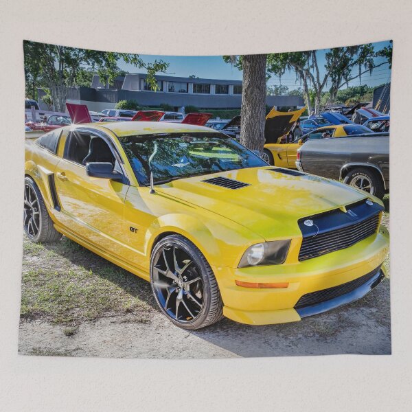 Artikelvorschau, 2008 gelber Ford Mustang GT VMP entworfen und verkauft von RichFrancoCars.