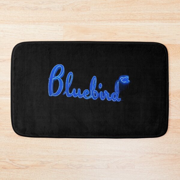 Item preview, Bluebird Electric Blue Neon Lettering designed and sold by Corinne Alexa Jackson.