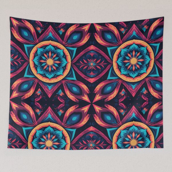Item preview, flower in blue designed and sold by petaldrop.