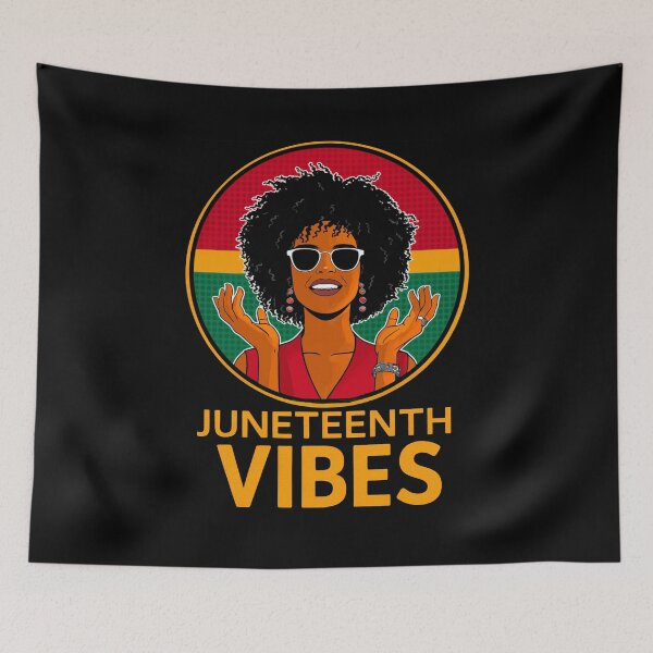Item preview, Juneteenth vibes 2024 designed and sold by mwebba2005.