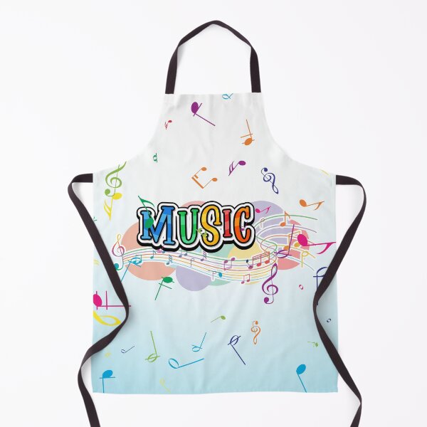 Item preview, MUSIC Notation In Color Print designed and sold by BrightrDayMusicArt.