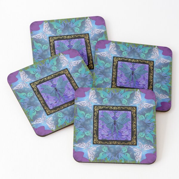 Item preview, Floral Shadow Box, Galaxy Butterfly Garden  designed and sold by Lunaria Sakusa.