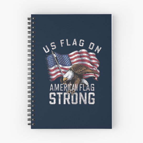 Item preview, T-shirt for the US Flag Day holiday: US FLAG ON, AMERICAN FLAG STRONG designed and sold by Gadget80.