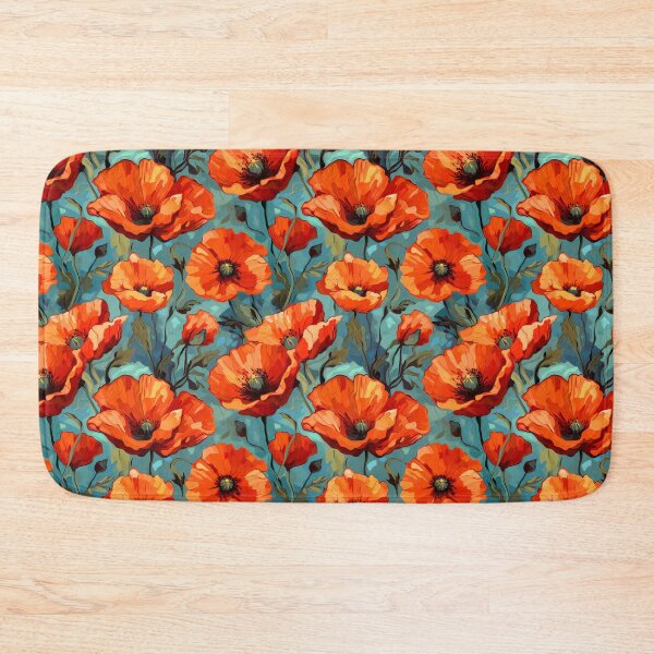 Item preview, Red Poppies Painting Pattern #3 designed and sold by NatureSight.