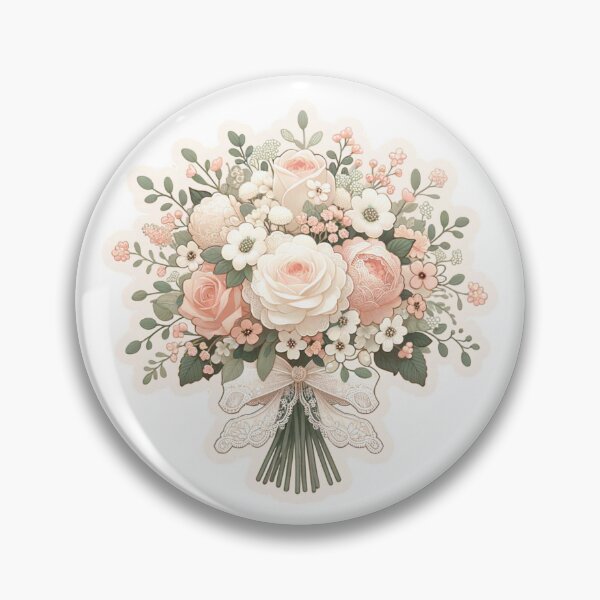 Item preview, Pink Flowers and Bow designed and sold by AddictedToStick.