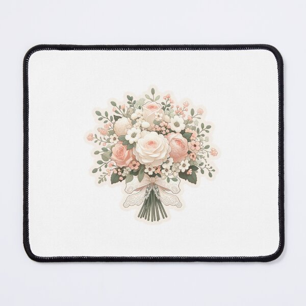 Item preview, Pink Flowers and Bow designed and sold by AddictedToStick.