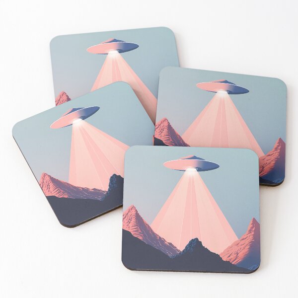 Item preview, UFO in Pink designed and sold by Valley42Designs.