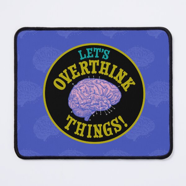 Item preview, The Overthinking Brain designed and sold by rorabeenie.