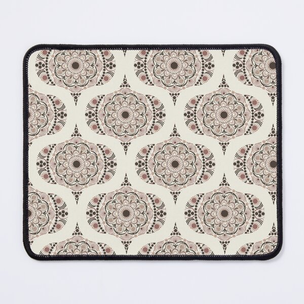 Item preview, Warm Neutrals Espresso Martini Dot Mandala Retro Ogee designed and sold by Triplicate Limited.