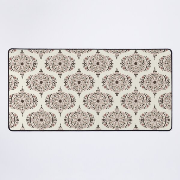 Item preview, Warm Neutrals Espresso Martini Dot Mandala Retro Ogee designed and sold by Triplicate Limited.
